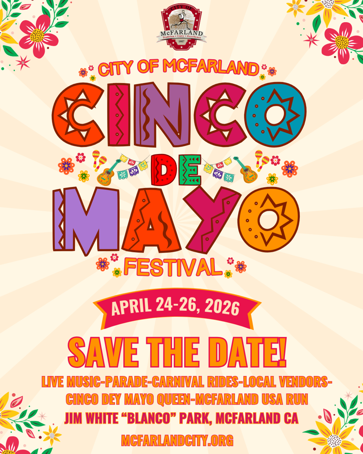 Cinco Dey Mayo Flyer Save The Date