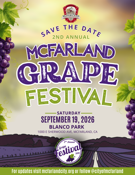 Save the date Grape festival