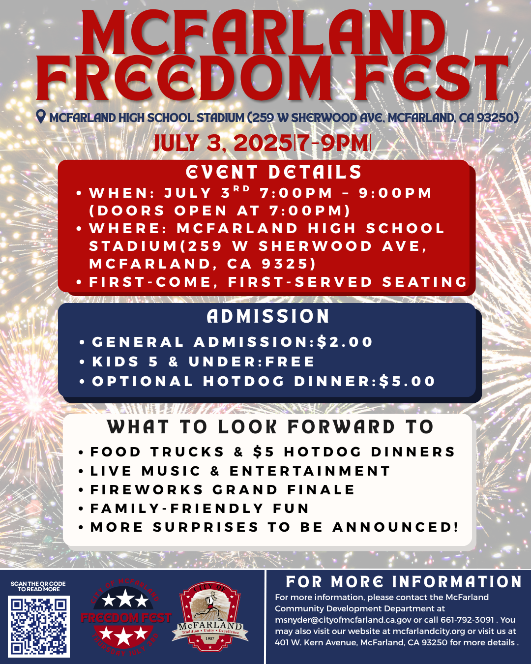 Freedom fest working info graphic
